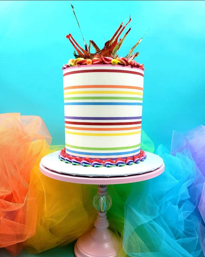 Candy Stripe Cake Comb