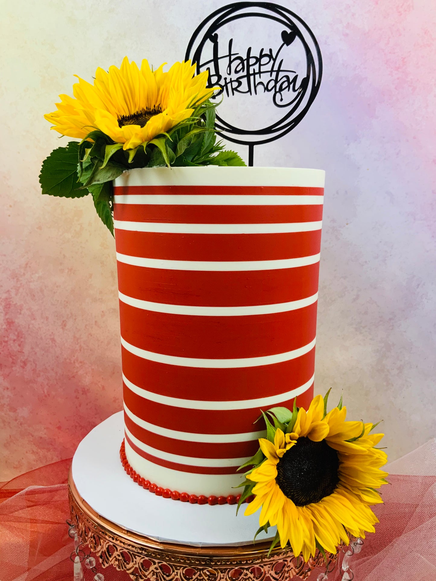 Center Stripe Cake Comb