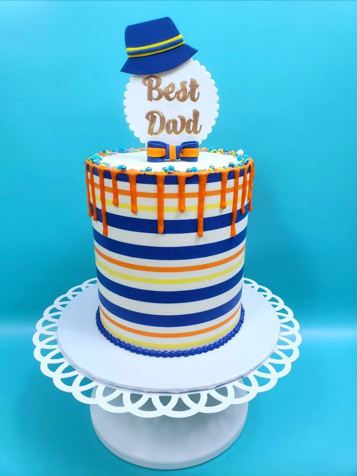 Candle Stripe Cake Comb