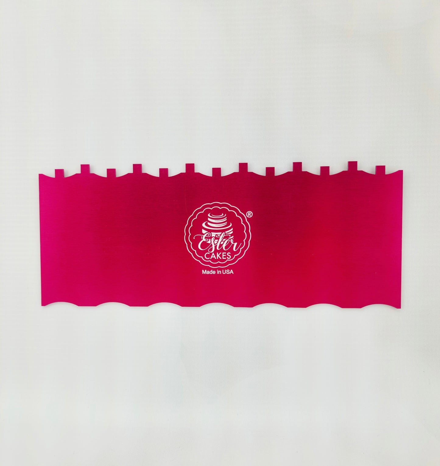 Round Double Stripe Cake Comb