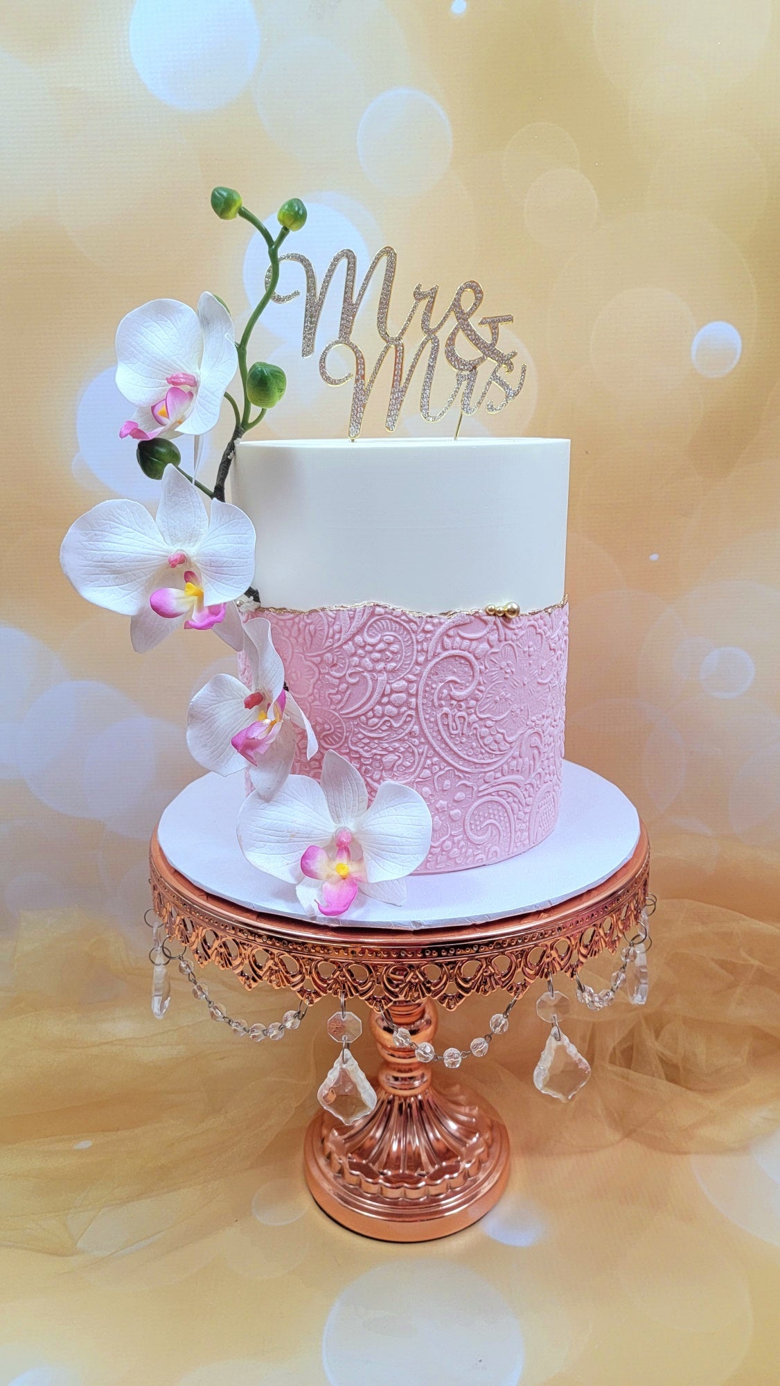 AM Cake Embosser Point de France