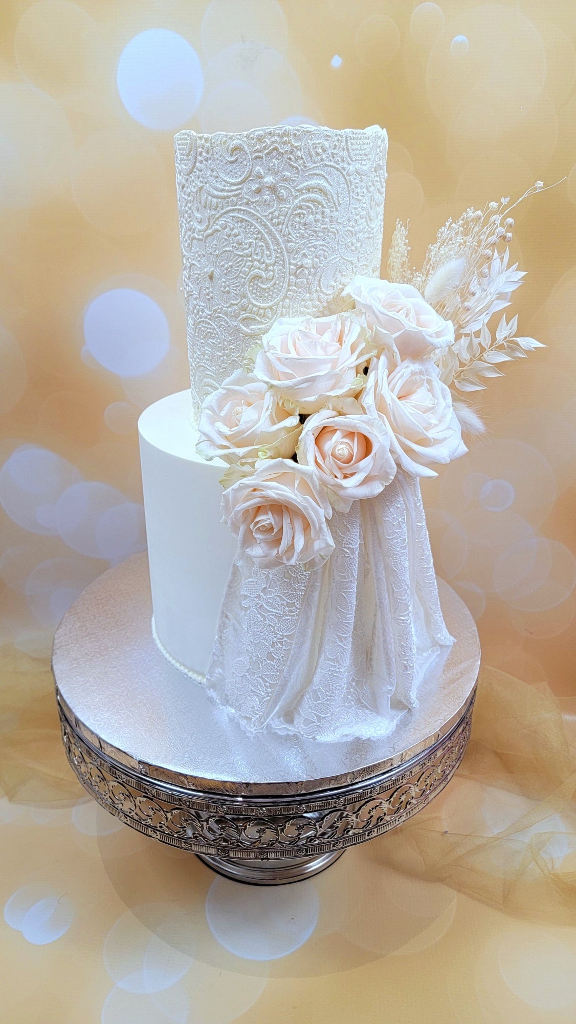 AM Cake Embosser Point de France