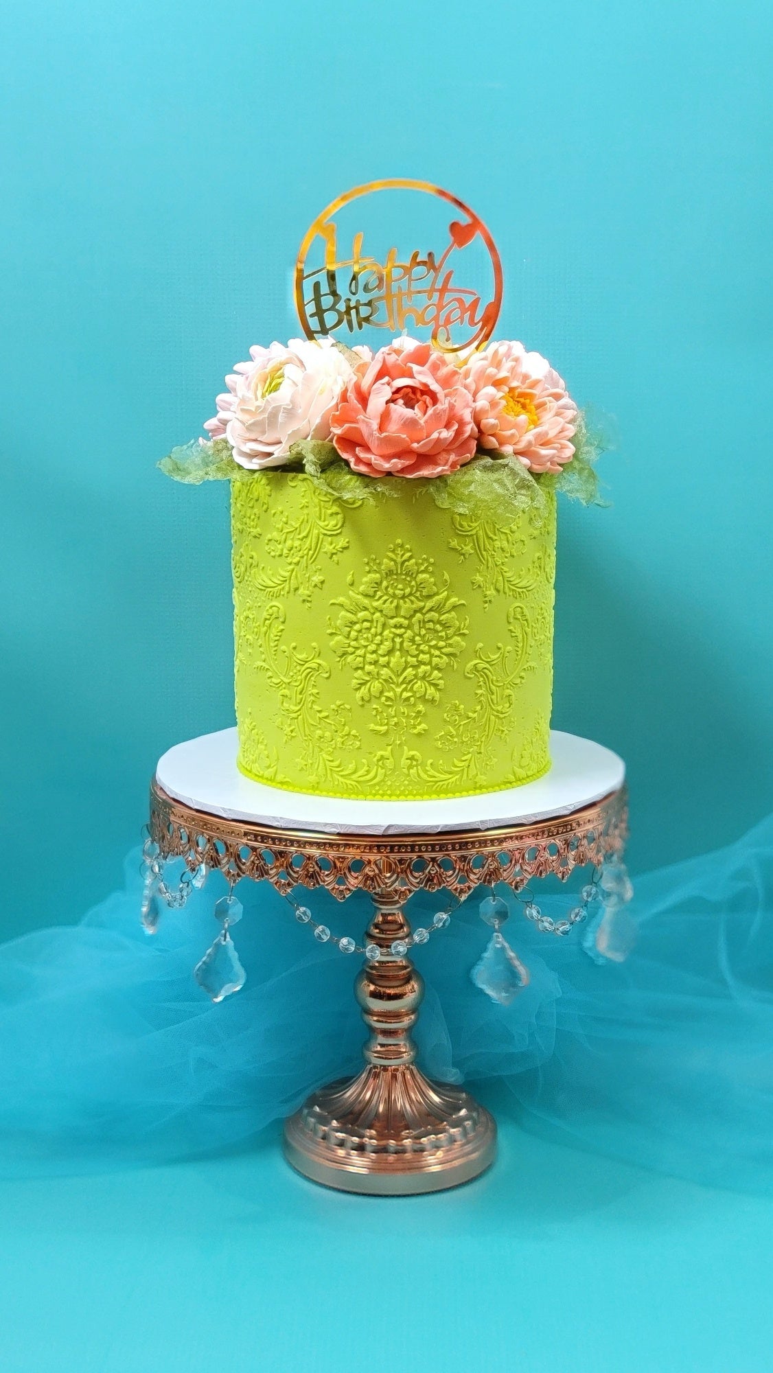 AM Cake Embosser Shu Brocade
