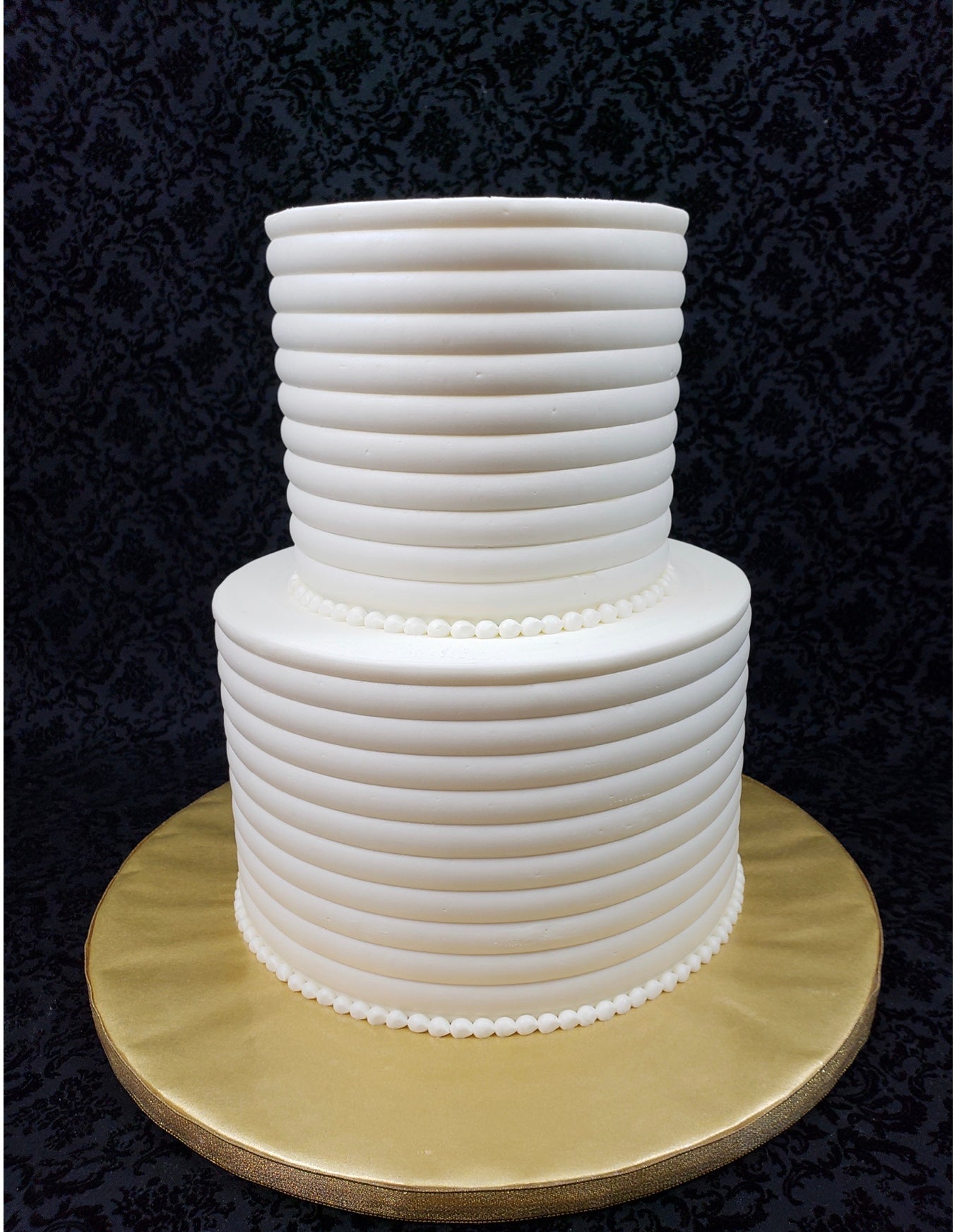 Rustic Scallop Cake Comb