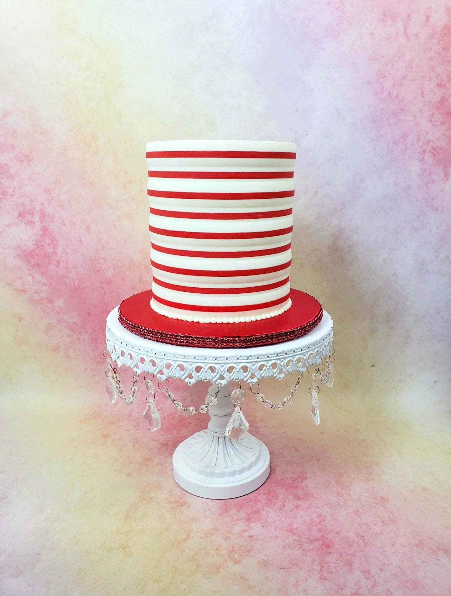Round Double Stripe Cake Comb