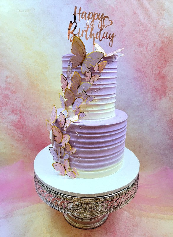 Rustic Scallop Cake Comb