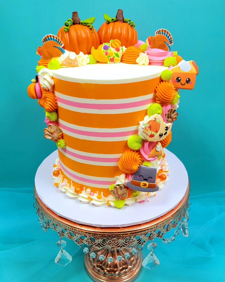 Stripe Fader Cake Comb