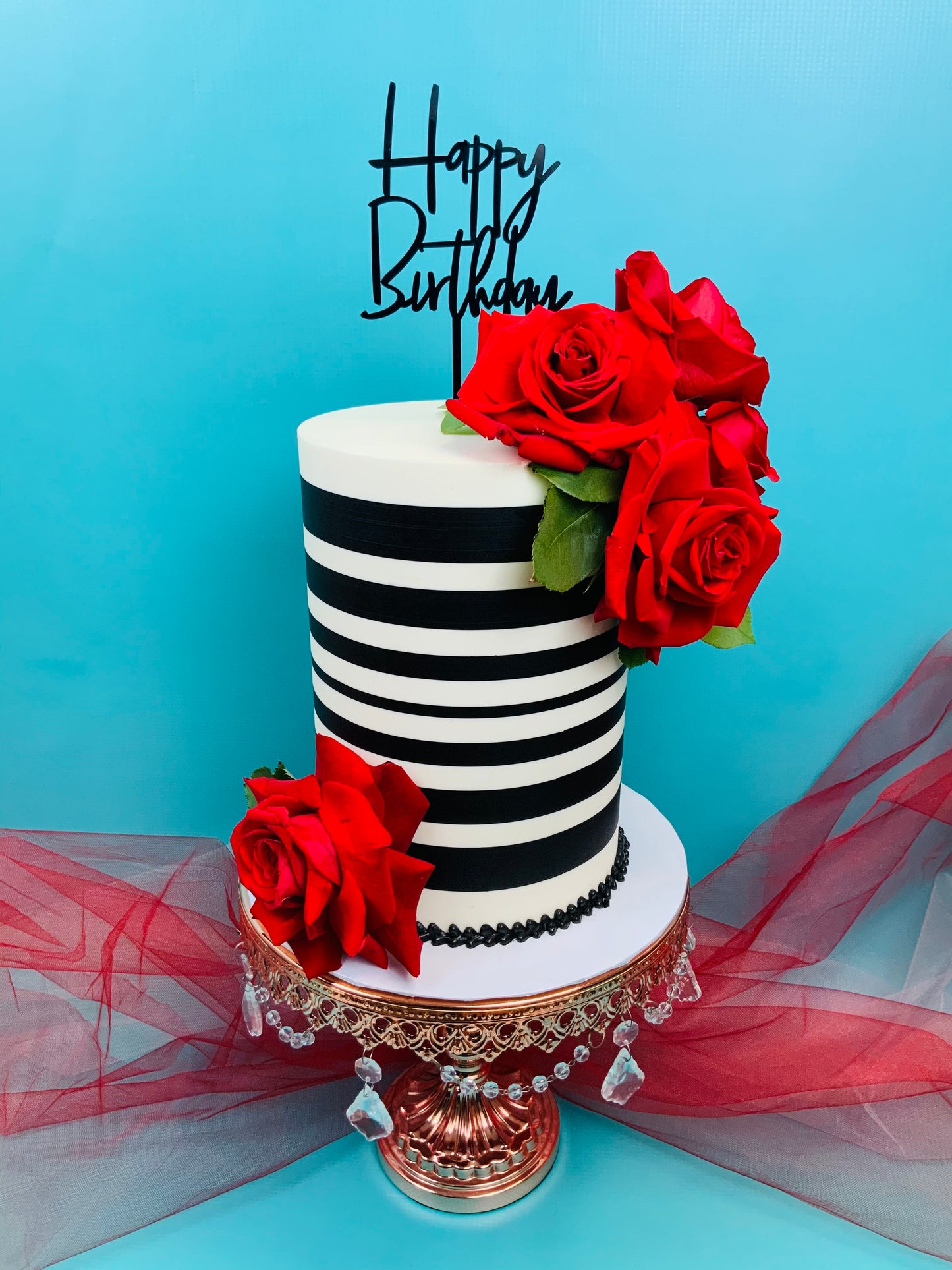 Center Stripe Cake Comb