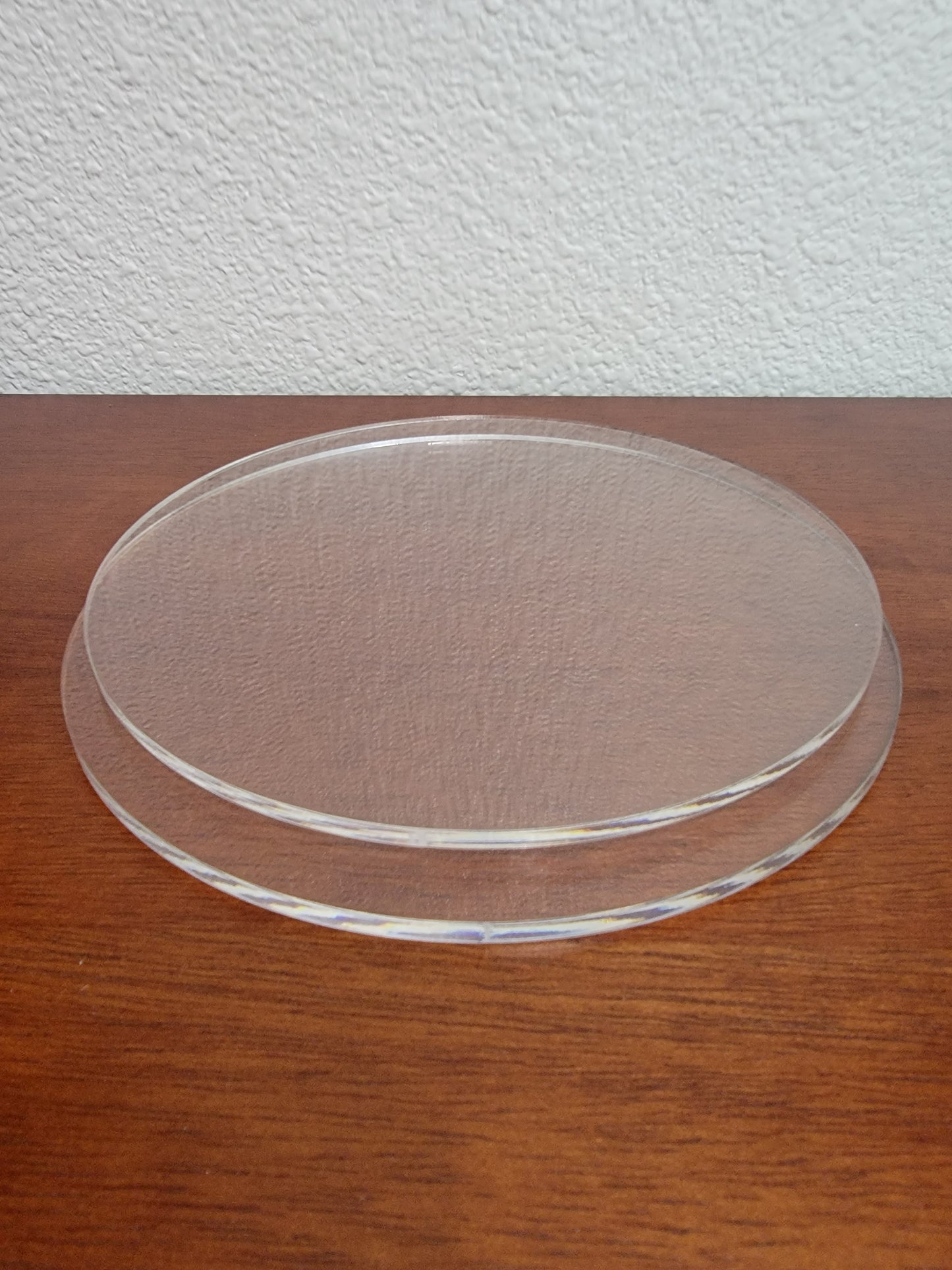 2- piece set - 8-1/2" in. Acrylic Circle Disk