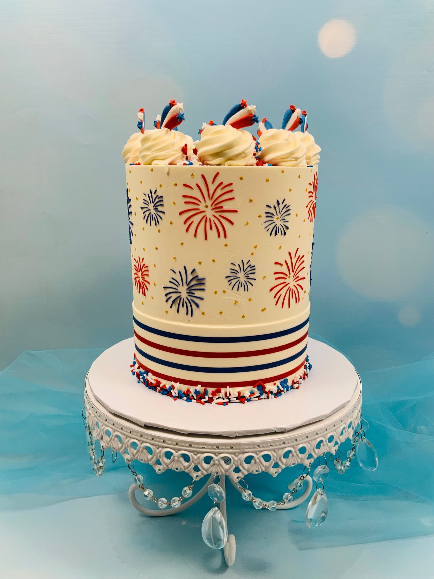 Bottom Stripe Cake Comb