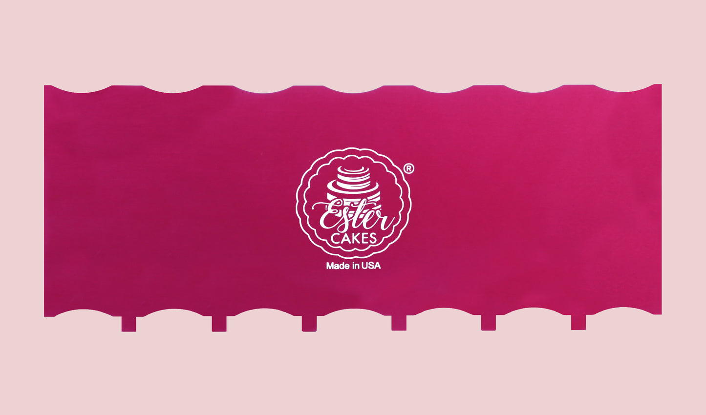 Round Stripe Cake Comb