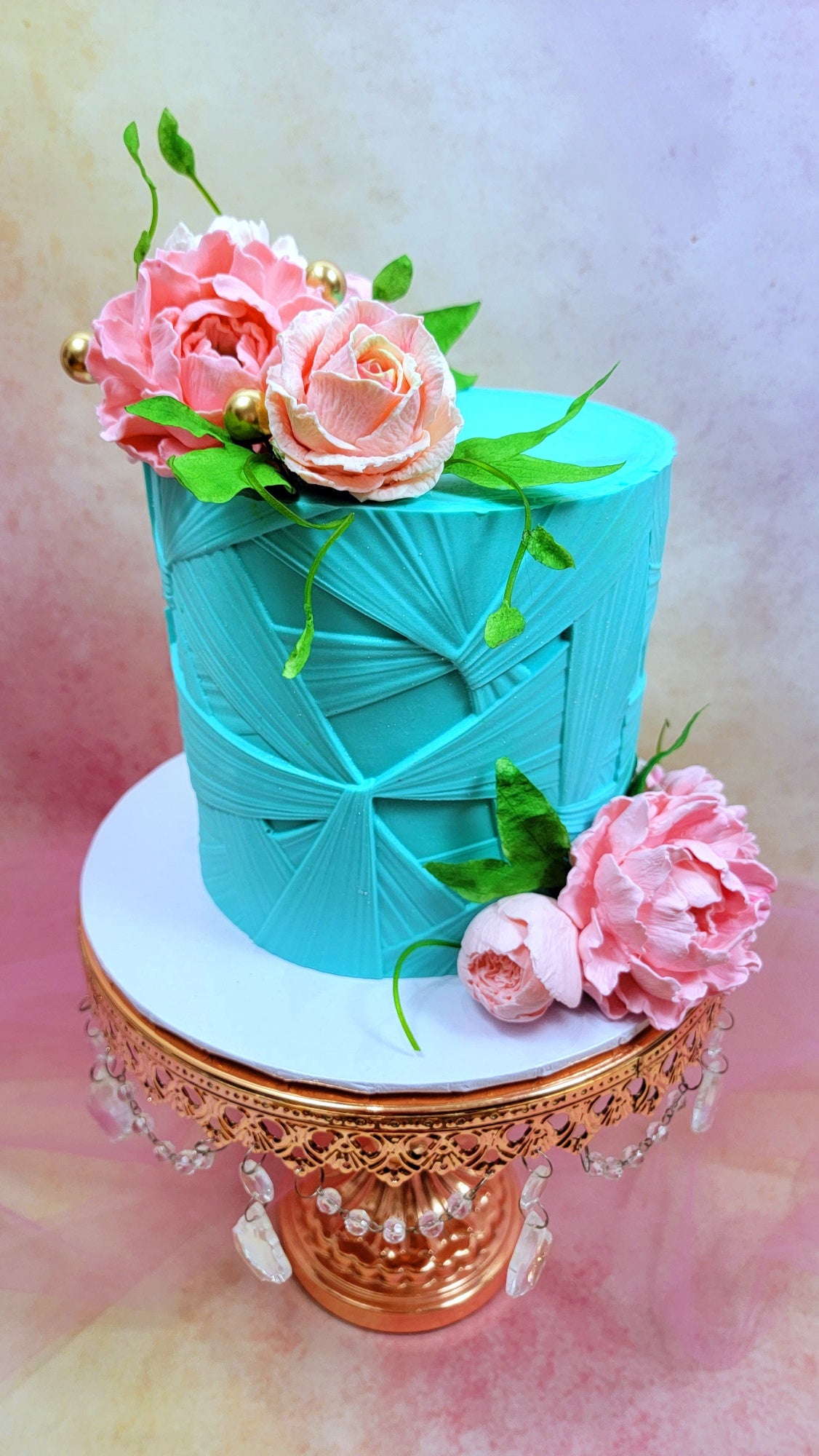 Recorded Online Class Edible Chocolate Fabric and Flowers