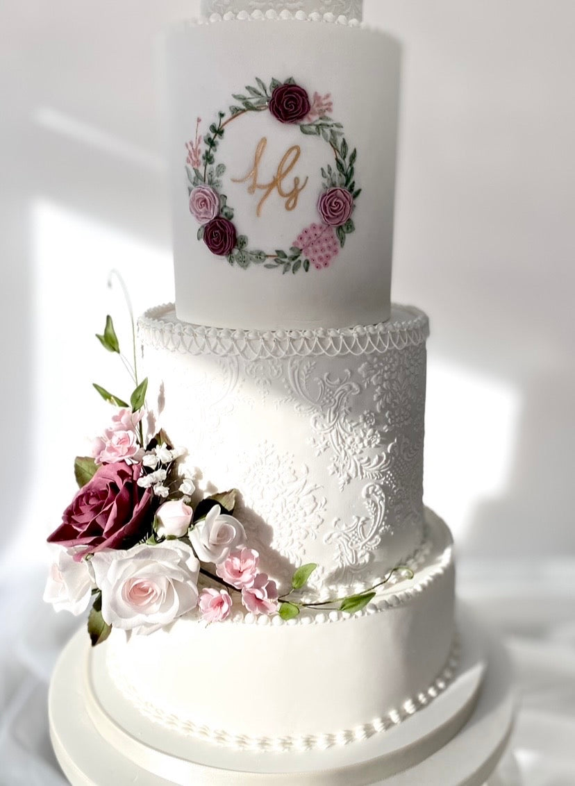 AM Cake Embosser Shu Brocade