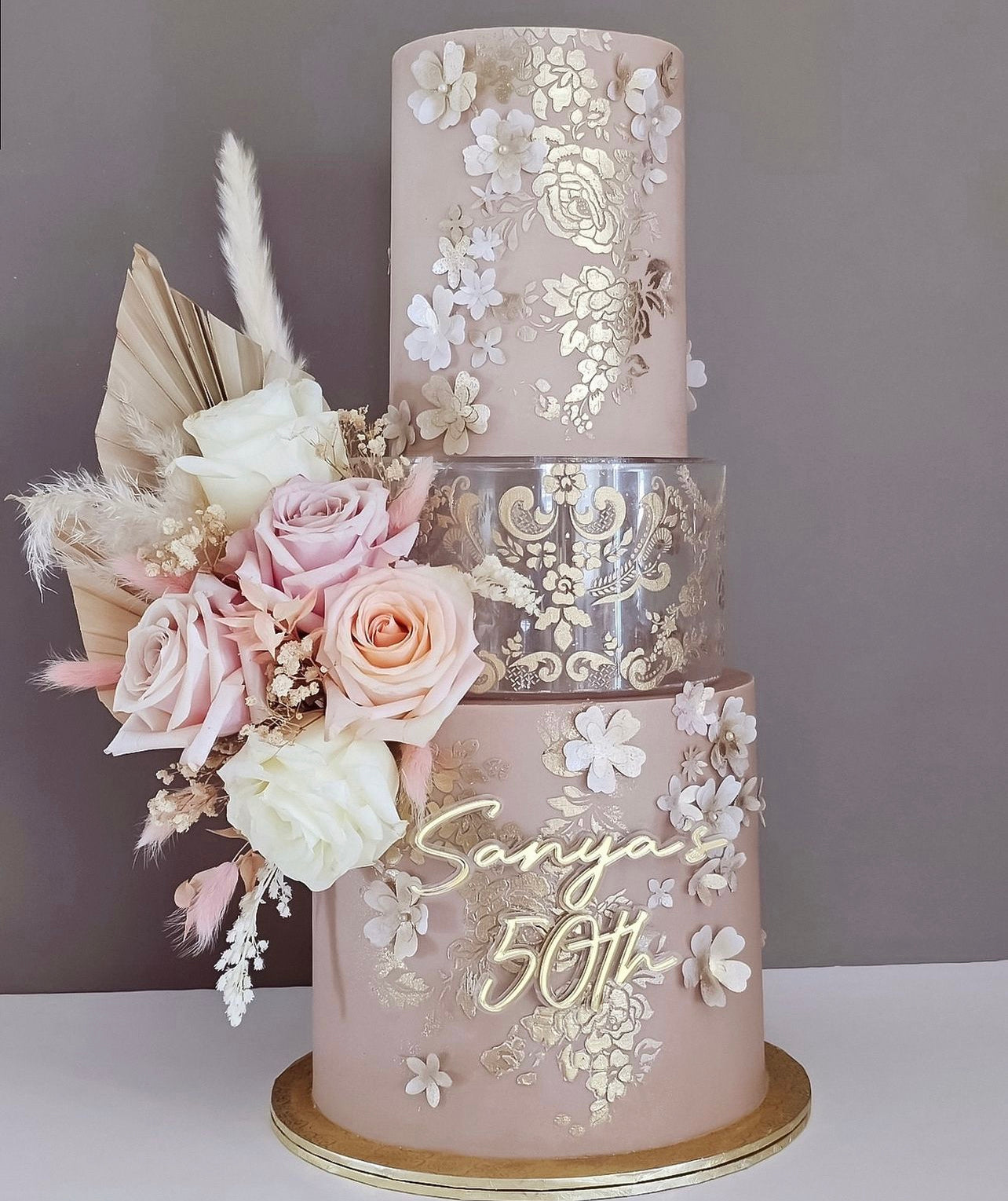 AM Cake Stencil Le Jardin