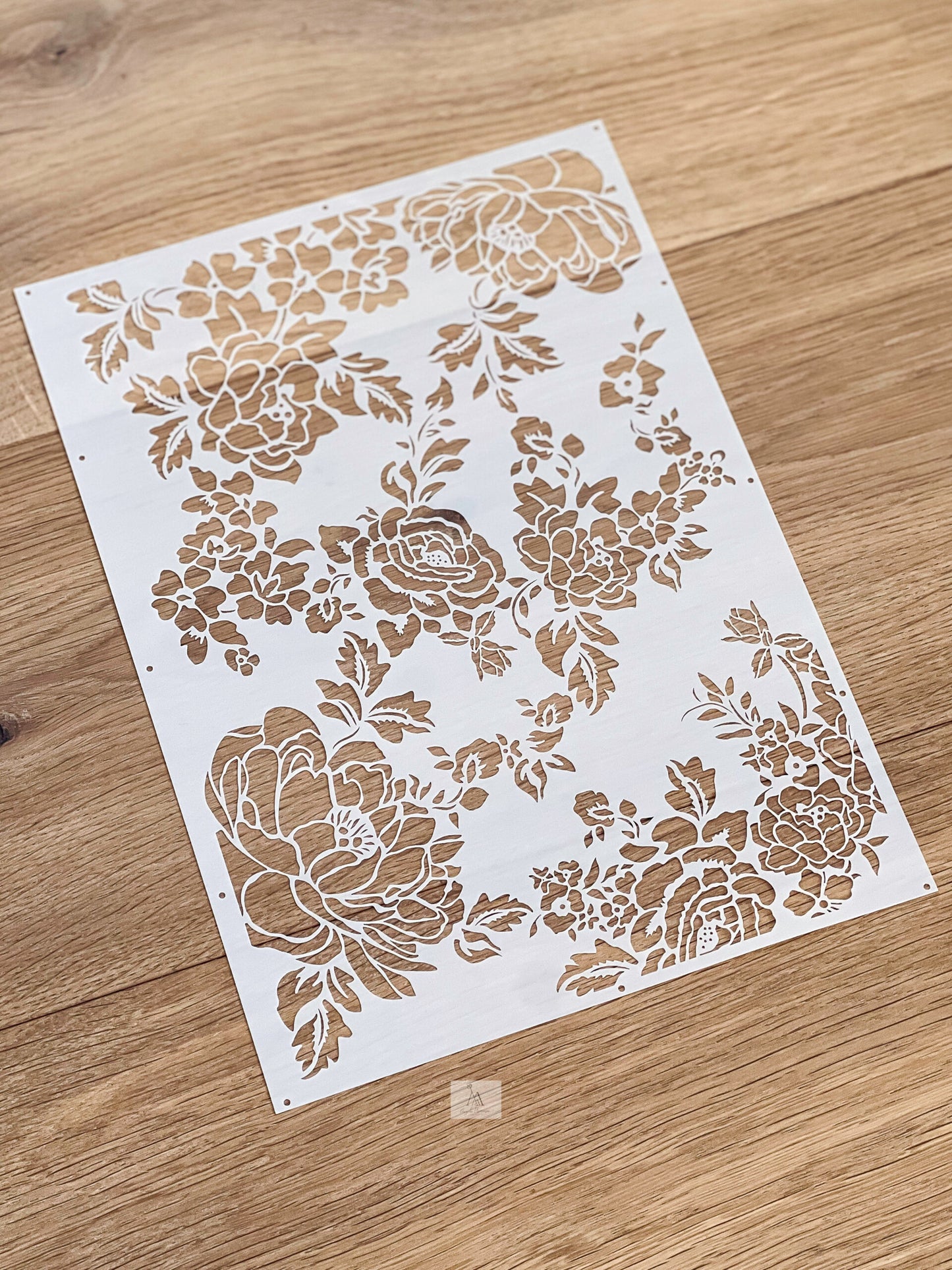 AM Cake Stencil Le Jardin