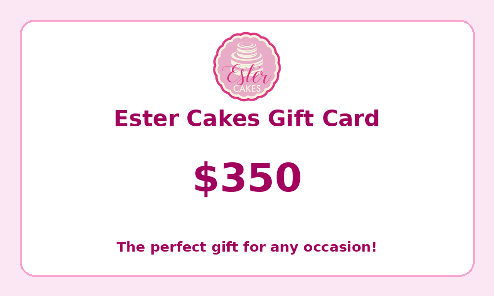 Tarjeta de regalo de Ester Cakes