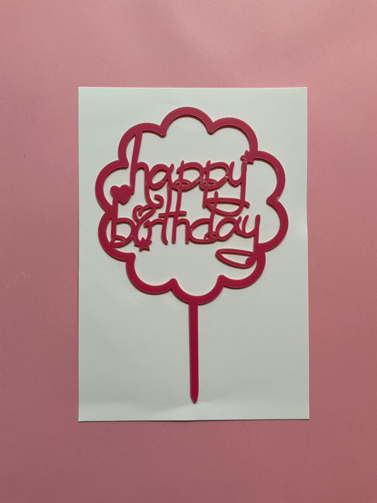 Flower Cake Topper